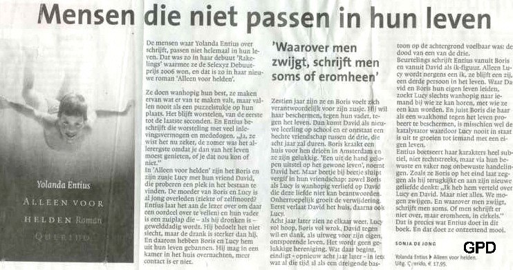 Haarlems Dagblad over Alleen voor helden